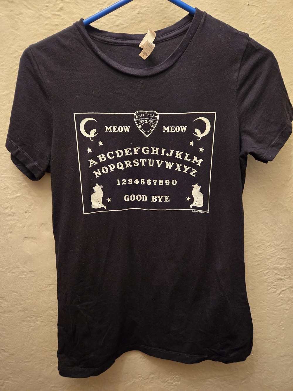 Black Cat Ouija Board Tee Witchy Gothic Graphic Shirt